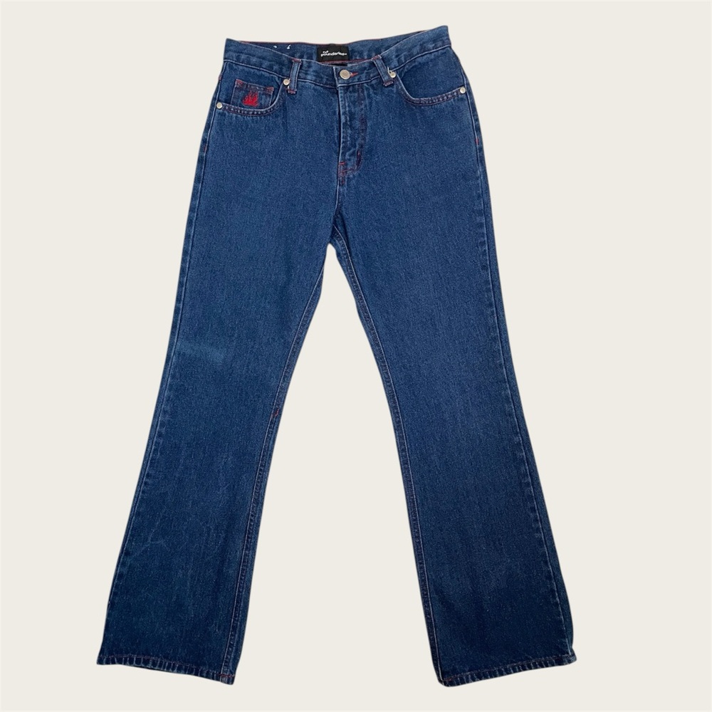 90s Vintage No Boundaries Embroidered Straight Leg Jeans